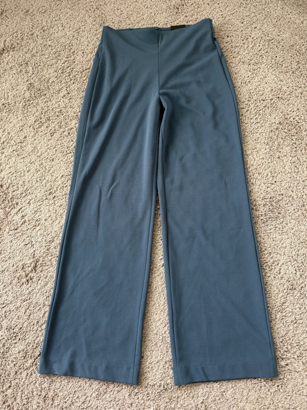 NWT white house black market blue wide leg trouser panta
